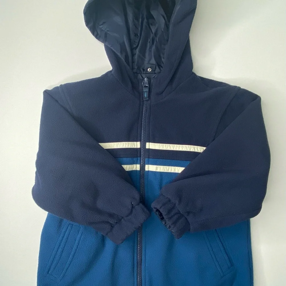 Kids Boys Hoodie Zipped Up Jacket Reversible Size 4